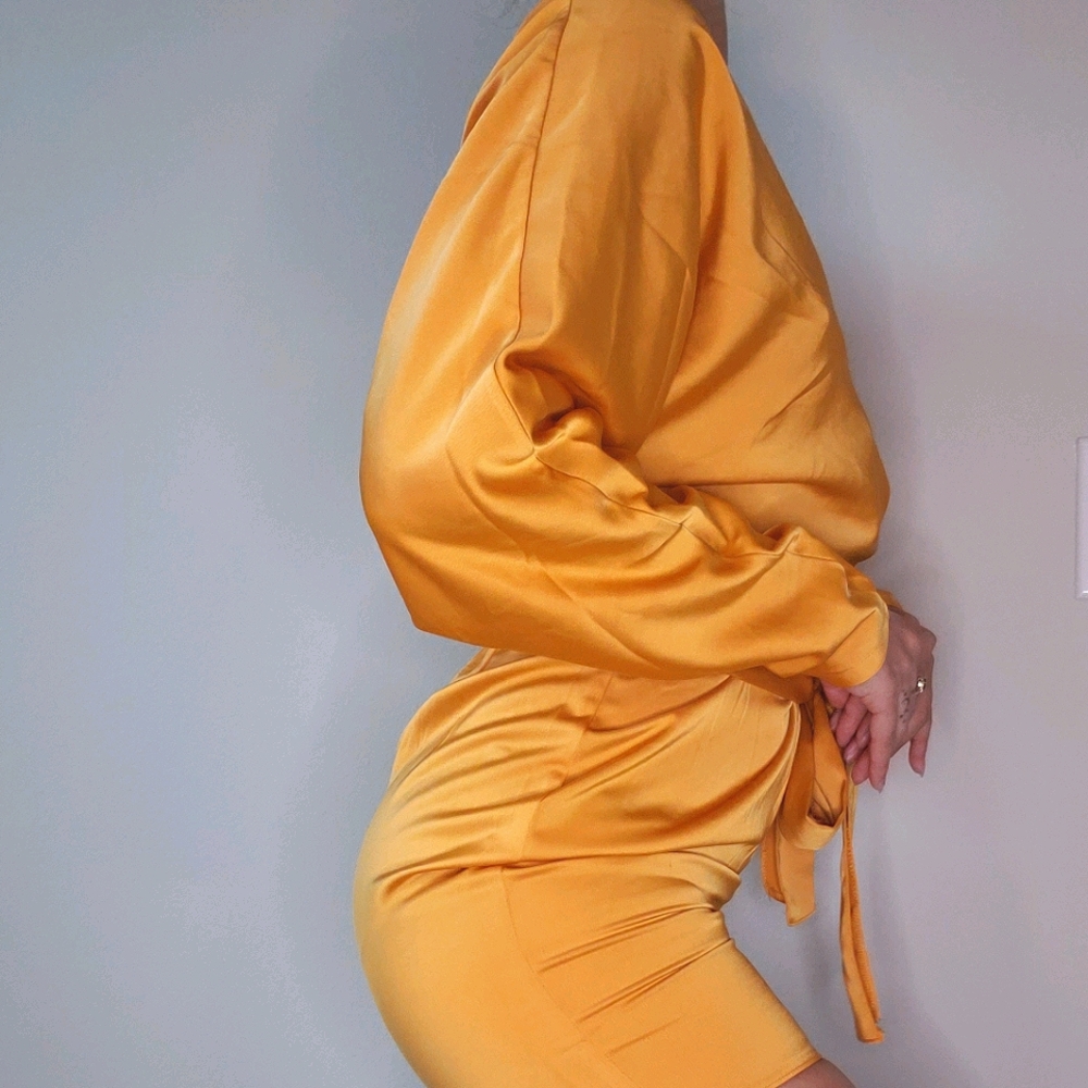 ASOS Mini Wrap Dress - Picture 3 of 3